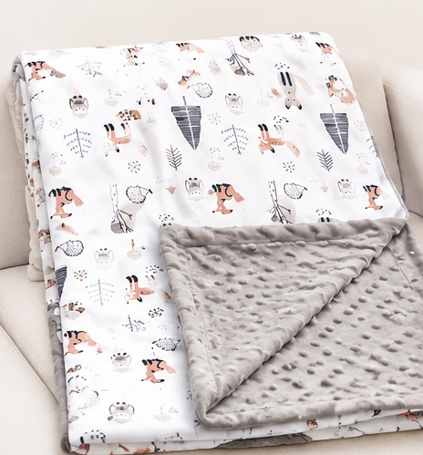 Soft Plush Baby Blanket 1pc