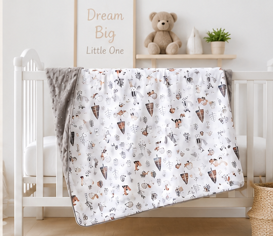 Soft Plush Baby Blanket 1pc