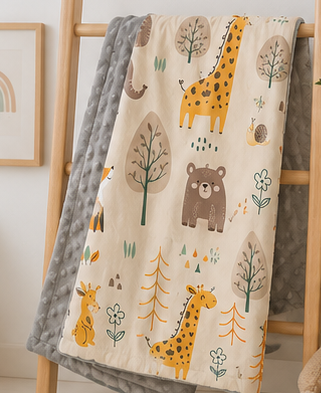 Soft Plush Baby Blanket 1pc