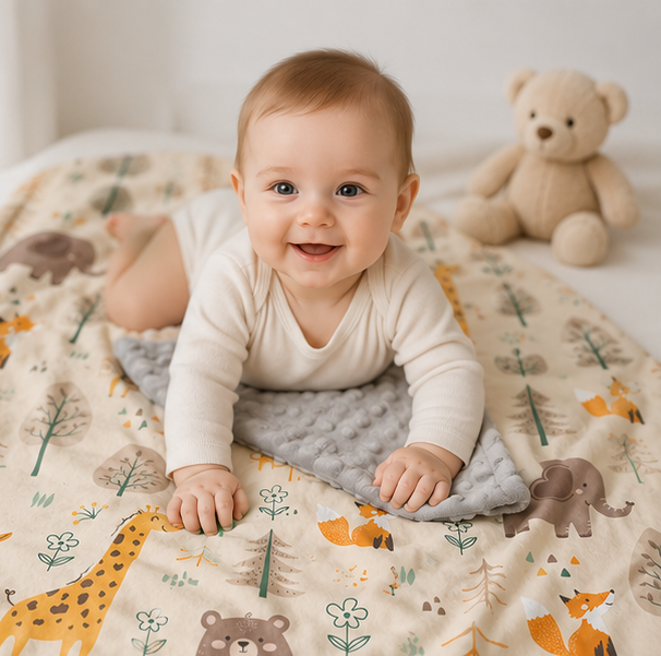 Soft Plush Baby Blanket 1pc