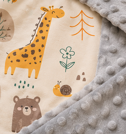 Soft Plush Baby Blanket 1pc